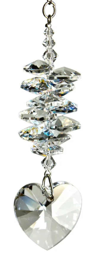 Suncatcher - Crystal Wonders - Crystal Heart Cascade - Ice - 4