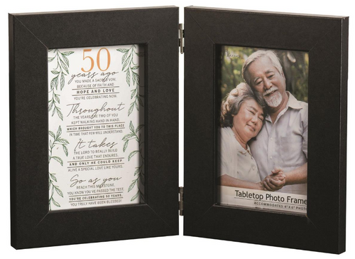 Picture Frame - 50th Anniversary - Hinged - 4