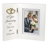 Picture Frame - 50th Anniversary - Hinged - 4" X 6" Photo