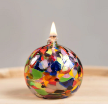 Load image into Gallery viewer, Oil Lamp - Calico Holiday - Limited Edition - Multiple Color Options