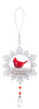 Ornament - Cardinal Sitting on a Snowflake
