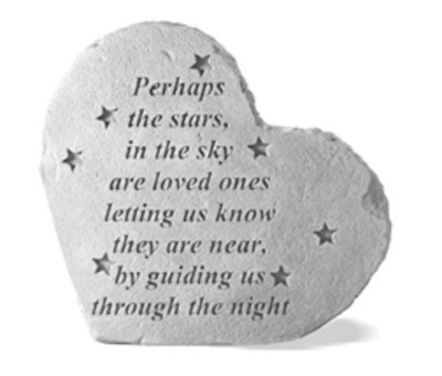 Garden Stone - Heart - Perhaps The Stars