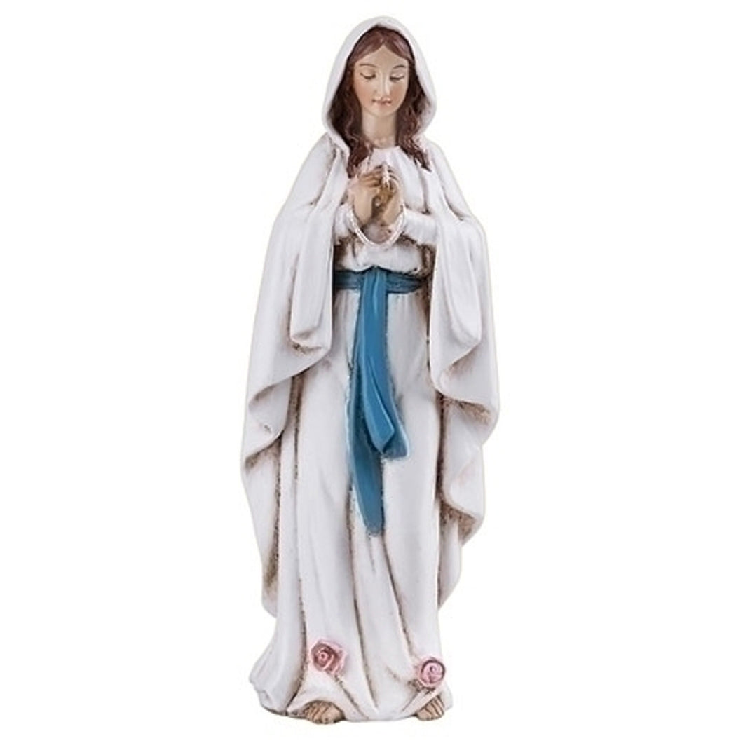 Figurine - Our Lady of Lourdes - Stone/Resin - 4