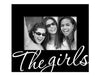 Picture Frame - "The Girls" - 4"X6" Photo - 7"X5.5" Frame - Black with White Script