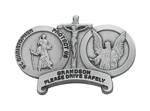 Visor Clip - St Christopher - Grandson