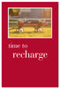 Greeting Card-Feel Better "Time to Recharge"