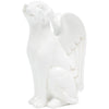 Angel Figurine~White Dog