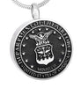 Keepsake Urn Pendant - Airforce Emblem