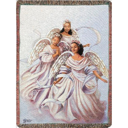 Throw/Tapestry - Angelic Trio - 100% Cotton - 50