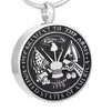 Keepsake Urn Pendant - Army Emblem