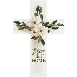 Cross~"Bless this Home" Wall Cross