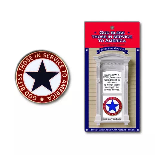 Lapel Pin - Blue Star Mothers - Armed Forces