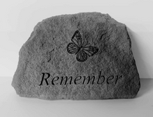 Load image into Gallery viewer, Garden Stone - Remember/Miss you - Butterfly