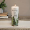 Candle-Pine trees "Beautifully Lived"