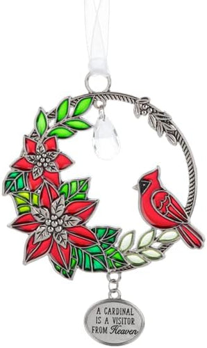 Ornament - Poinsettia Cardinal