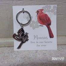 Load image into Gallery viewer, Cardinal Keychain-Choice of verse