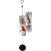 Wind Chimes-36" Cardinal Cylinder Floral
