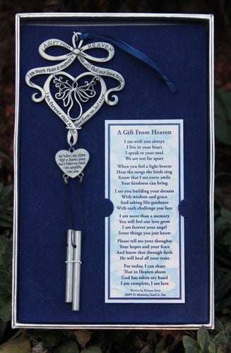 Ornament - Pewter Finish Ornament - Wind Chime