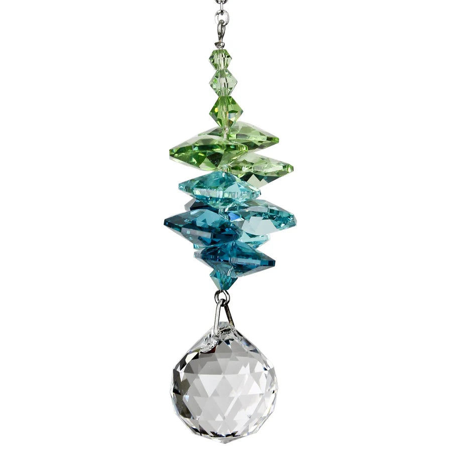 Suncatcher-Crystal Sunrise Cascade-Green