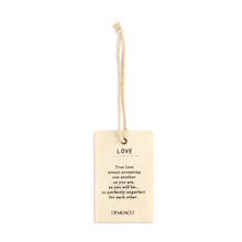 Load image into Gallery viewer, Inspired Bell - Love - Hanging Decoration - Ceramic and Metal