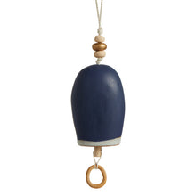 Load image into Gallery viewer, Inspired Bell - Gratitude - Hanging Decoration - Ceramic and Metal