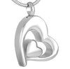 Keepsake Urn Pendant - Open Heart