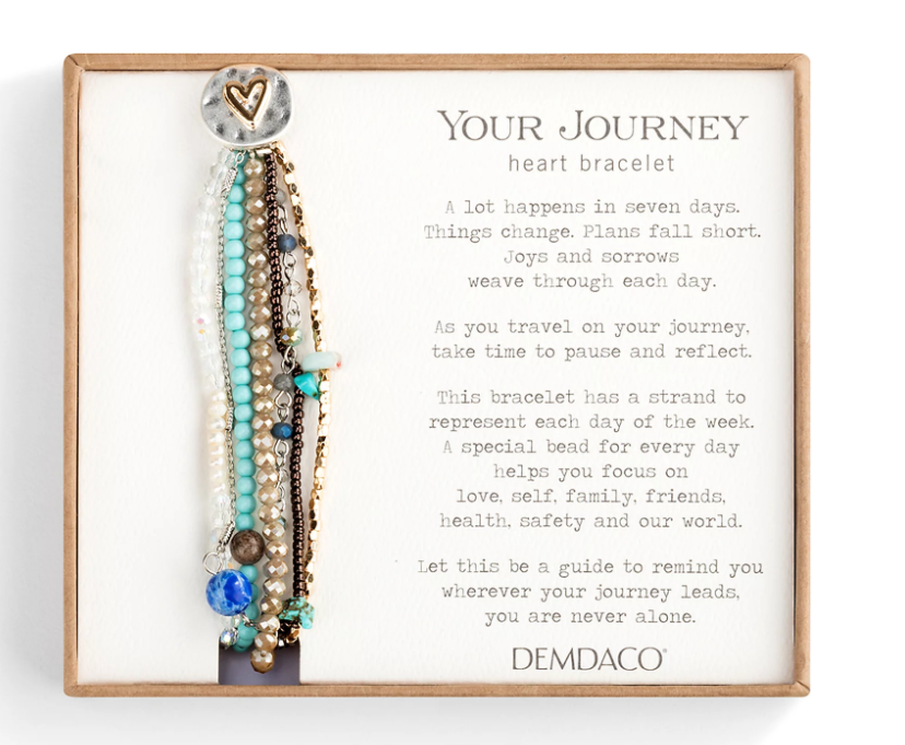 Bracelet - Your Journey: Heart - Beaded Love - Multiple Color Options