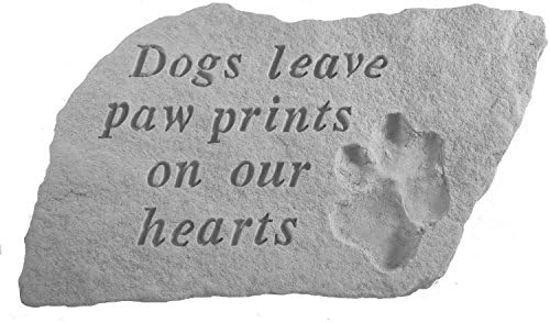 Garden Stone-Dogs leave Pawprints on our Hearts