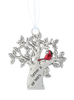 Ornament - Tree with Cardinal Charm - Multiple Verses Available