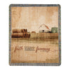 Inspirational throws-Faith Family Farming