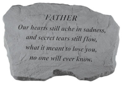 Garden Stone-Father Choice of 3 verses