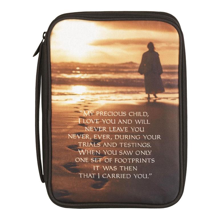 Bible Cover-Footprints