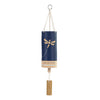 Wind Chime Cylinder - "Enjoy the Journey" - Stoneware and Metal - 7"