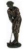 Statue -Choice of  Golfer, and /or Fisherman- Bronze Tone