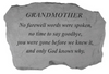 Grandmother-choice of 3 verses
