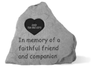 Load image into Gallery viewer, Garden Stone~In Memory Pet with engravable bone