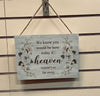 Plaques-Decorative Wooden Wall Sign "We know you would be here..."