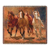 Inspirational throws-Hoofbeats and Heartbeats
