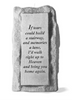 Memorial Garden Stone - Tall Votive Candle Holder - Multiple Sentiments Available