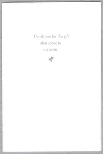 Greeting Card - Thank you - "You know me well!"