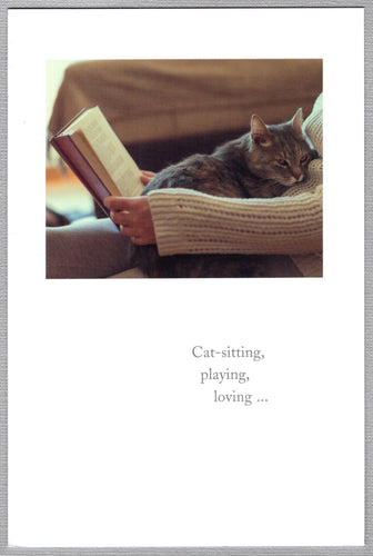 Greeting Card - Thank You - Cat-sitting - 