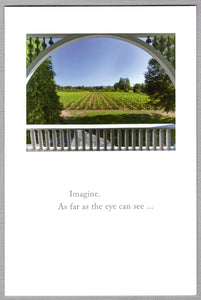 Greeting Card - Birthday - "As far as the eye can see..."