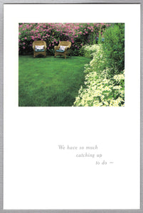 Greeting Card - Friendship - "We have so much catching up to do..."