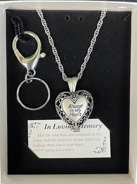 Memorial Locket - Keepsake Urn - 