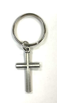 Keychain-Pewter Cross