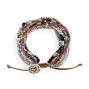 Bracelet - Your Journey: Heart - Beaded Love - Multiple Color Options