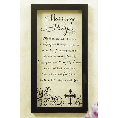 Plaque - Marriage Prayer