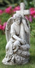 Statuary-Male Angel with Cross