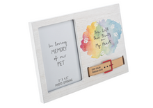 Load image into Gallery viewer, Pet Memorial Picture Frame - Collar Display - Multiple Sizes