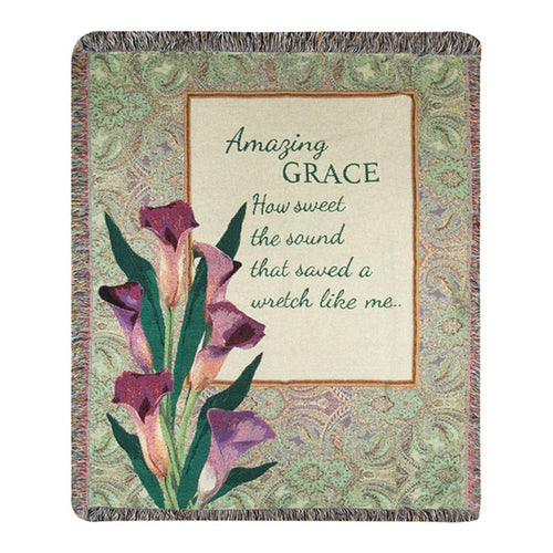 Throw/Tapestry - Amazing Grace - 100% Cotton - 50